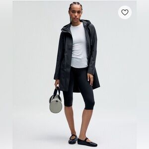 Lululemon Athletica Charcoal Trench Coat
